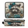 thumbnail image 5 of Hair Tools Storage with Heat Resistant Mat- Raccoon Printed Curling Iron Travel Bag/Flat Iron Case for Women, 5 of 8