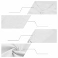 thumbnail image 7 of Men's Linen Shirts Short Sleeve Casual Summer Beach Button Down Shirt for Men Size 3XL White, 7 of 7