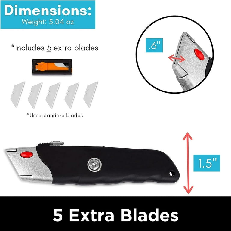 Utility Knife Blades, 5 Pack - 44101