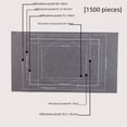 thumbnail image 3 of Manta de fieltro gruesa profesional para guardar rompecabezas, 1500-3000 unidades, color negro, para niños, 3 of 6