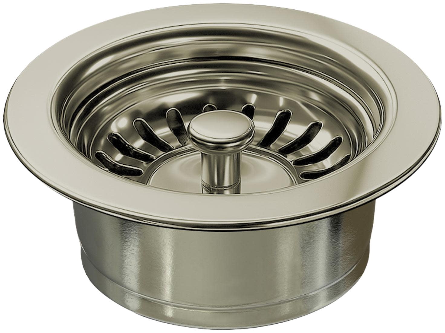 Whitehaus 3 1/2" Waste Disposer Trim with Matching Basket Strainer