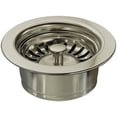 thumbnail image 2 of Whitehaus 3 1/2" Waste Disposer Trim with Matching Basket Strainer, 2 of 7