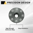 thumbnail image 4 of Uxcell Bicycle Headset Stem Top Cap 1-1/4" OD Snowflake Pattern, Light Gold, 4 of 6