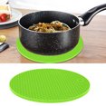 thumbnail image 4 of Peahefy Tapis en Silicone, Tapis d'Isolation, Tapis Rond en Silicone de Qualité Alimentaire Tapis d'Isolation pour Micro-Ondes, 4 of 8