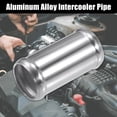 thumbnail image 2 of 2 Set OD 1.5" 38mm Length 3" 76mm Aluminum Alloy Tube Intercooler Pipe Straight Silver Tone for Car, 2 of 6