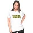 thumbnail image 3 of Funny Vegan House Saarcastic Food Womens Slim Fit Graphic Tee Brisco Brands S, 3 of 5