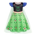 thumbnail image 1 of Vestido WonderBabe Snow Queen Princess para niñas 1-2T, 1 of 7