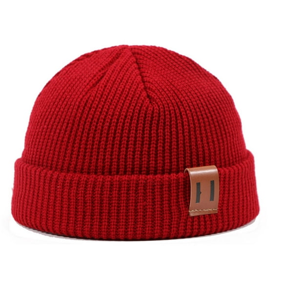 BESTSKY Boonie Hats for Men,Unisex Design Fishing Hat for Men,Brimless Hat Fishing Hat,Red