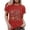 Red, variant on Womens Holiday Top Short Sleeve Crew Neck Graphic Print Comfort Style Beach Vacation Clothes for Women,Light Gray,2XL