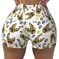 thumbnail image 2 of Haiem German Shepherd Dog No Front Seam Biker Shorts for Women Yoga Workout Gym Bike Shorts with Tummy Control Moisture-Wicking-X-Large, 2 of 9