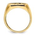 thumbnail image 2 of Solid 14k Yellow Gold Men's VS Diamond Ring Band Size 10 (.014 cttw.), 2 of 4