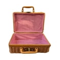 thumbnail image 4 of DimyFew Storage Box Imitation Rattan Suitcase Handwoven Woven Basket Multipurpose Lid Organizer with Handle suitable for Cosmetics Travel Home Office Bathroom Daily Use 22x17x11cm, 4 of 8