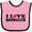 Pink and Black, variant on Inktastic Book Club Lover Boys or Girls Baby Bib
