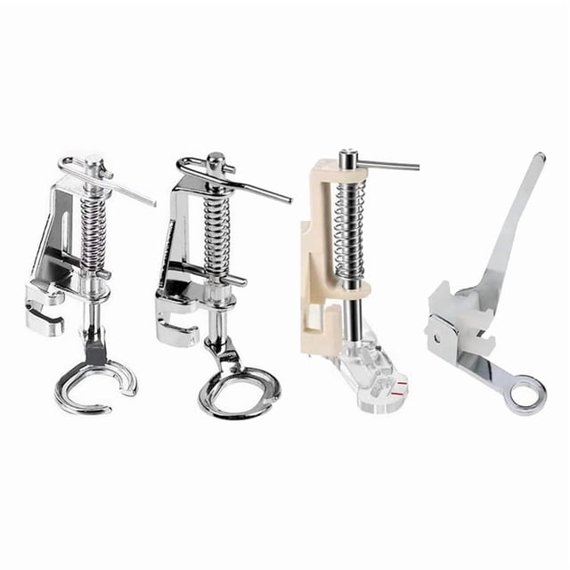 4PCS Large Metal Darning/Free Motion Presser Foot Set for Low Shank Singer, , & More Sewing Machines,4 * Presser Foot Set
