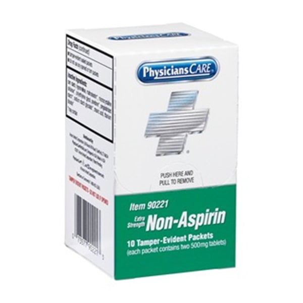 NonAspirin, Tablet, 500mg, PK20