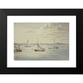 thumbnail image 2 of Elizabeth Murray 14x11 Black Modern Framed Museum Art Print Titled - View Inchkeith and the Firth of Forth Islands from Granton (1844), 2 of 5