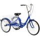 Costway 24" Vélo à 3 Roues Siège de Tricycle Adulte Hauteur Réglable W / Cloche – image 1 sur 9