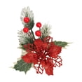 thumbnail image 2 of Xihbxyly Colgantes para Árbol de Navidad, Bayas y Agujas de Acebo, Decoración Realista, Decoración Navideña Versátil, Árbol de Navidad, Caja Navideña, Juego de 10 Piezas, Plateado, Dorado y Rojo, 16, 2 of 6