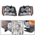 thumbnail image 4 of LABLT Headlight Assembly, Compatible Replacement for 2007-2014 Chevy Suburban Tahoe Avalanche Projector Headlamp for Driver and Passenger Side Black Housing, 4 of 6