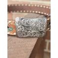 thumbnail image 2 of Hooey Womens Sonoma Tan Floral Hand TooledLeather Belt, 2 of 3