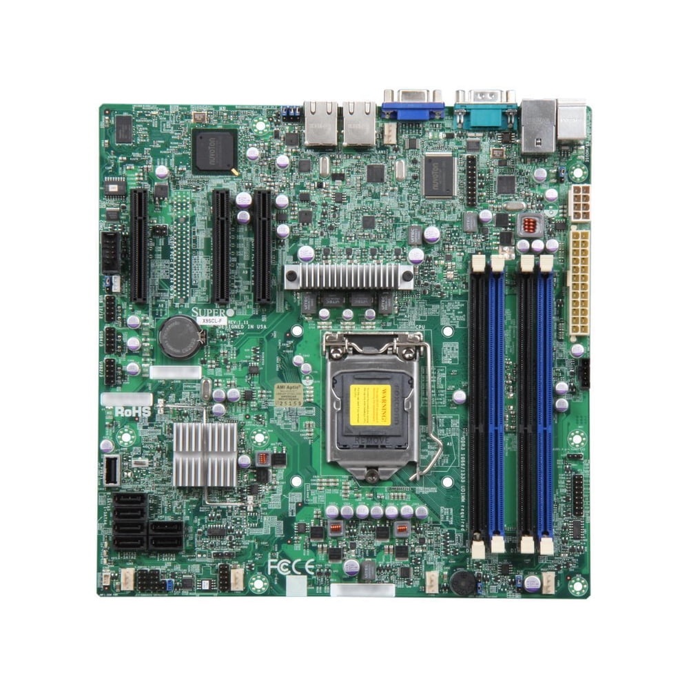 Supermicro X9SCL F LGA 1155 Intel C202 Micro ATX Intel Xeon E3 Server 