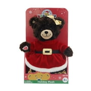 13.5IN Build-a-Bear Santa Girl Bear in Holiday Dress