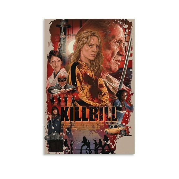 Kill Bill Movie Art Poster Poster Decorative Painting Canvas Wall Art Living Room Posters Bedroom Painting