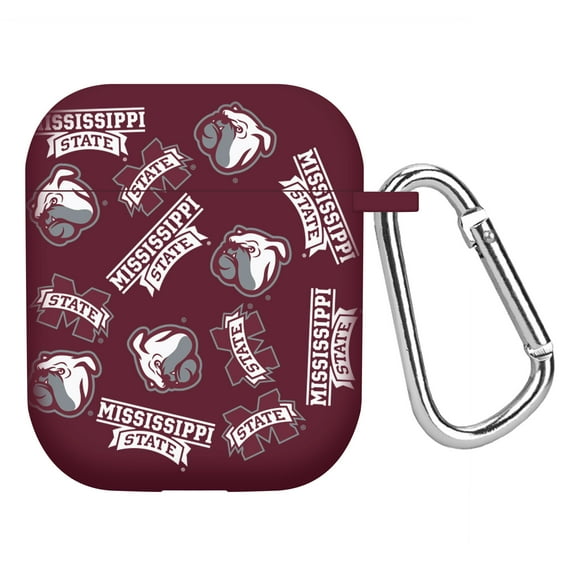 Mississippi State Bulldogs HD Case Cover Compatible with Apple AirPods Gen 1 & 2 (Random) by Affinity Bands