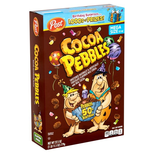Post Cocoa PEBBLES, Gluten Free, 27.5 oz