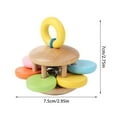 thumbnail image 3 of Wooden Rattle Musical Instrument Percussion Toy For Kids Natural Sounding Educational & Age Appropriate Design, 3 of 8