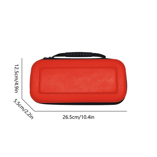 Caja de Almacenamiento de Plástico Eva Caso de Consola de Juegos, Accesorios de Joystick de 26.5x12.5x5.5cm Bolsa de Viaje Y Organizador de Almacenamiento de Bolsa de Plástico