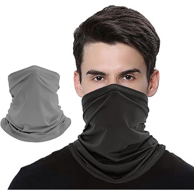 Pasamontañas de ciclismo de 2 piezas, pasamontañas de verano para motocicleta, pasamontañas de ciclismo fresco debajo del casco, máscara de protección UV, pasamontañas fino para ciclismo, scooter, esc