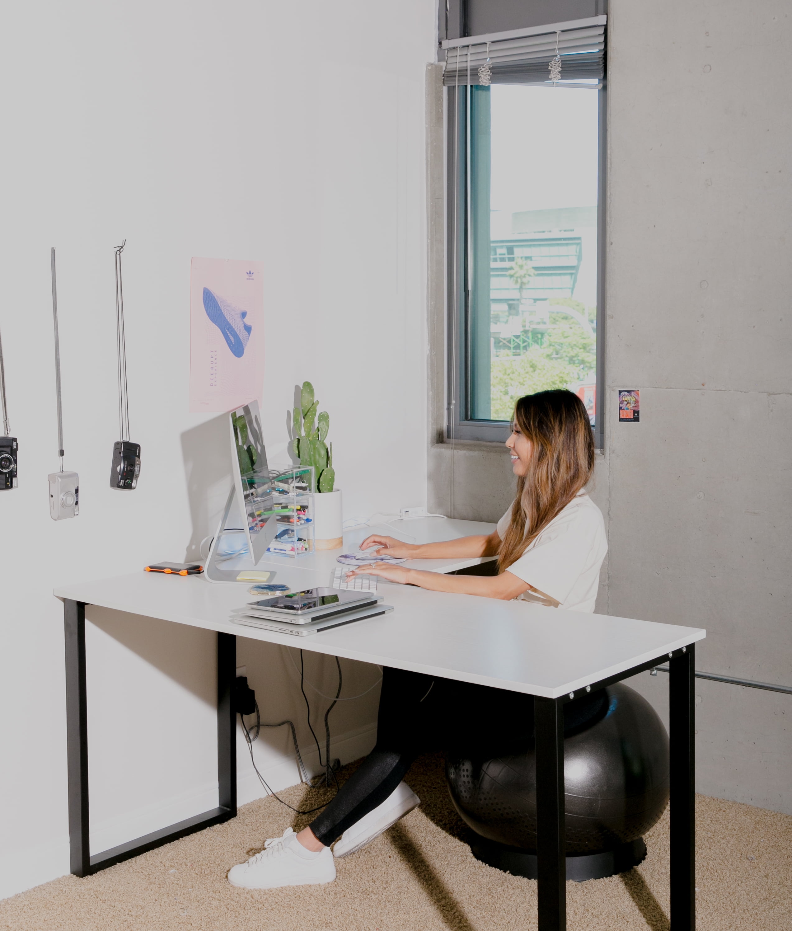 swiss ball office