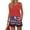 Deep Red(American Flag Stars Striped), variant on Iaqnaocc Two Piece Sets for Women 4th Of July Outfits for Women Flag Square Neck Sleeveless Womens Tops and Shorts Summer American Flag Stars Matching Sets Women Clothing Black L