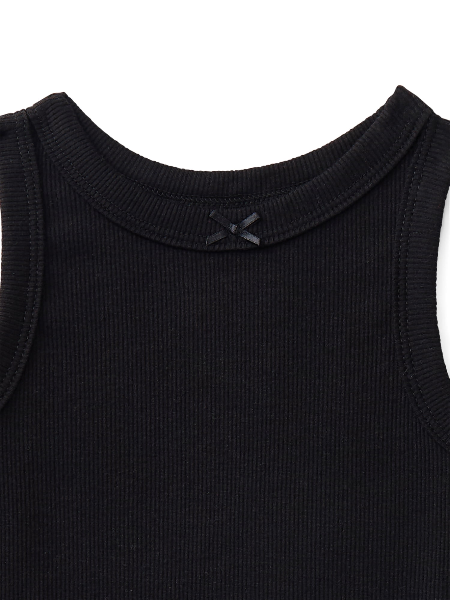 Wonder Nation Toddler Girls Ribbed Tank Top, 2-Pack, Sizes 18M-5T