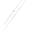 thumbnail image 2 of Petal Cross With CZ Stone 925 Sterling Silver Necklace, With FREE Gift Box, 2 of 2