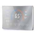 thumbnail image 2 of Mistaha Smart Heat Pump Thermostat with 4.8'' LCD Color Screen, Intelligent Programming, Touch Control - Non-WiFi + Adapter Board (BHP-8000L) Silver, 2 of 6