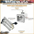 thumbnail image 5 of 61672 | 3 Pack, Keyed Alike, 2" & 2.5" Receiver Locks, Heavy Duty Hitch Lock Pin, American Made in USA, Best Truck Accessories - Locking Hitch Pin, 5/8 Hitch Pin Lock, Anti-Theft Hitch Pin, 5 of 7