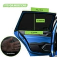 thumbnail image 6 of 2pcs AYAMAYA Car Side Window Sunshade, UV Protection Breathable Mesh Baby Window Covers, Block Sunlight Keep Car Interior Cool and Comfortable, 6 of 8