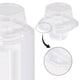 thumbnail image 3 of Envase Individual Para Cupcakes Caja transparente para cupcakes, sin BPA, desechable, para postres, frutas y pan, 50 Uds., 3 of 8