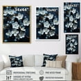 thumbnail image 4 of Designart "Gray-Toned Dogwood Blooms III" Dogwood Wall Art Prints, 4 of 7