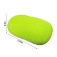 thumbnail image 2 of Microbead Bolster Squishy, Orthopedic Round Cylinder Neck Support Roll Pillow Memory Foam Reduce Back Pain, Foam Particle Filled Nap Pillow for Office, Travel, Home (Green), 2 of 2