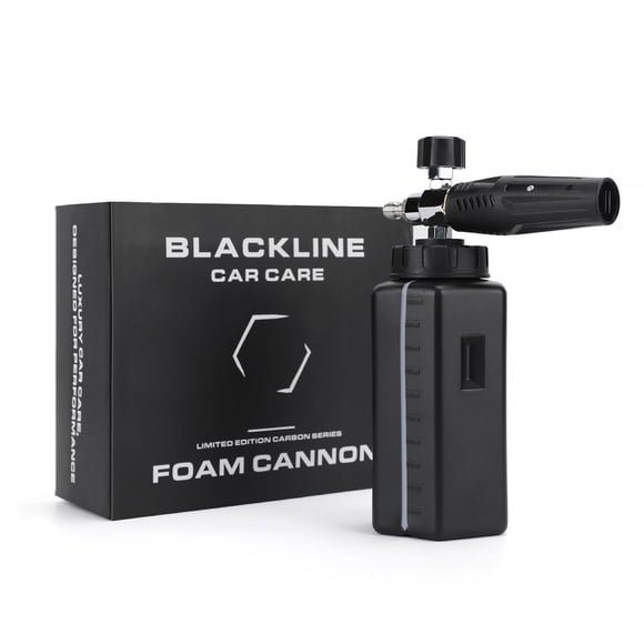 Botella Foam Cannon Blackline para lavadoras a presión de 1 litro