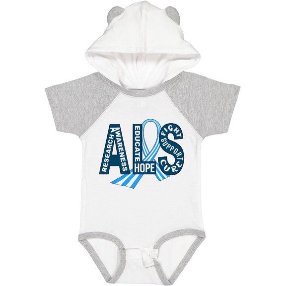 Inktastic ALS Awareness Ribbon Boys or Girls Baby Bodysuit