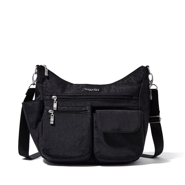 Bolso bandolera Baggallini Modern Everywhere Black Cheetah