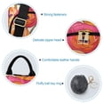 thumbnail image 7 of FORMRS Women's Travel Backpack Purse Anti-Theft Hidden Pockets Casual Shoulder Bag, Orange Hand Drawn Floral, 7 of 7