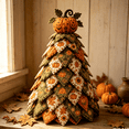 thumbnail image 3 of Ktlvex DIY Halloween Quilted Fabric Tree Kit Handmade Halloween Tabletop Tree Decor Sewing Craft Kit for Holiday Home Decoration & Gift (I）, 3 of 4