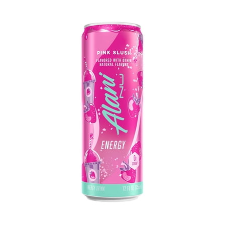 Alani Nu Zero Sugar Energy Drink - Pink Slush - 12 oz (Packaging May Vary)