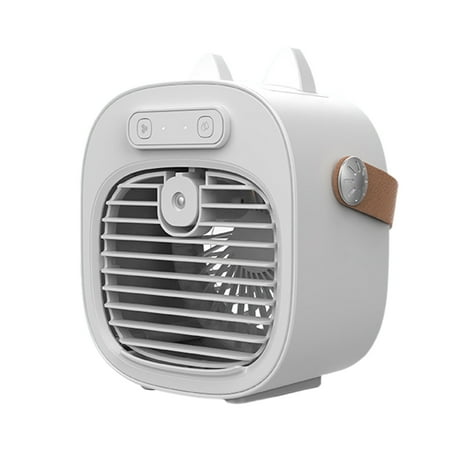 

4000mAh Battery Rechargeable Low Noise Large Water Tank Air Cooler Fan 3 Levels Adjustable Desktop Misting Fan
