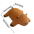 thumbnail image 3 of Soft Capybara Pillow Stuffed Animal Hugging Cushion Toy For Home And Stress, 3 of 6